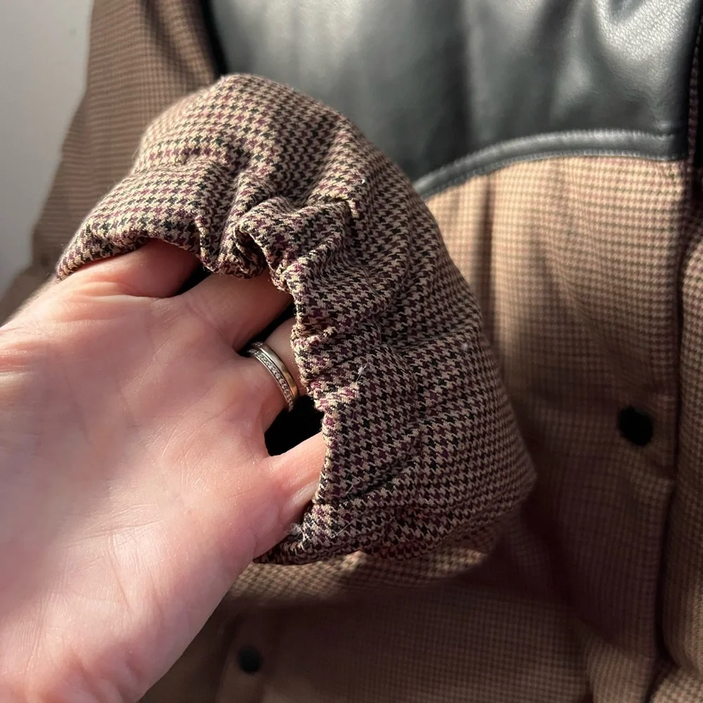 New RAG & BONE Cal Plaid Puffer Jacket Size XL - Picture 6 of 9